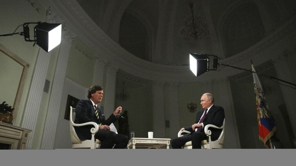 Συνέντευξη του Βλαντιμίρ Πούτιν στον Τάκερ Κάρλσον